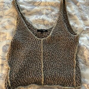 Paper moon green tank top